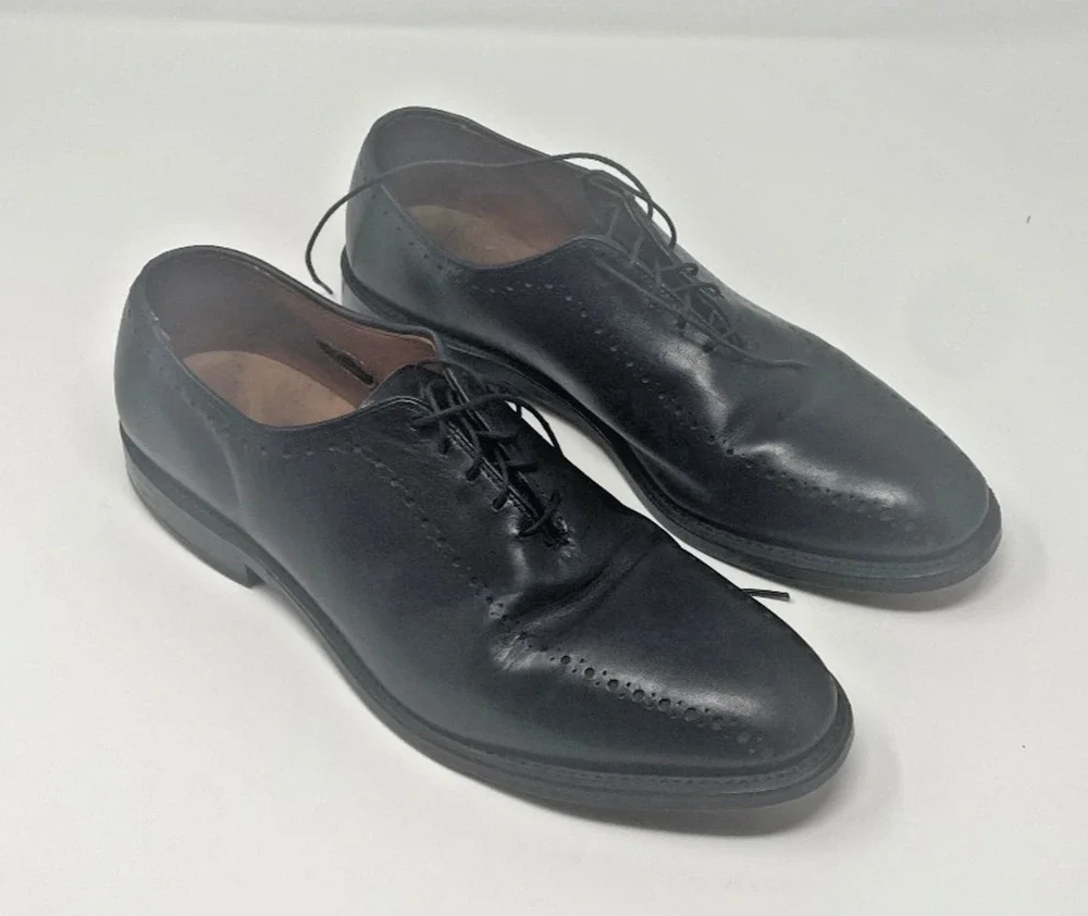 Allen Edmonds Size 9D Hastings Dress Shoes Black Leather Made USA